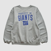 New York Giants Reebok 2000s Pullover Sweatshirt - Heather Gray Vintage for sale
