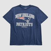 New England Patriots NFL 2000s T-shirt - Navy Vintage on sale