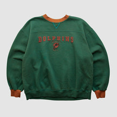 Miami Dolphins NFL 2000s Pullover Sweatshirt - Teal Vintage on sale