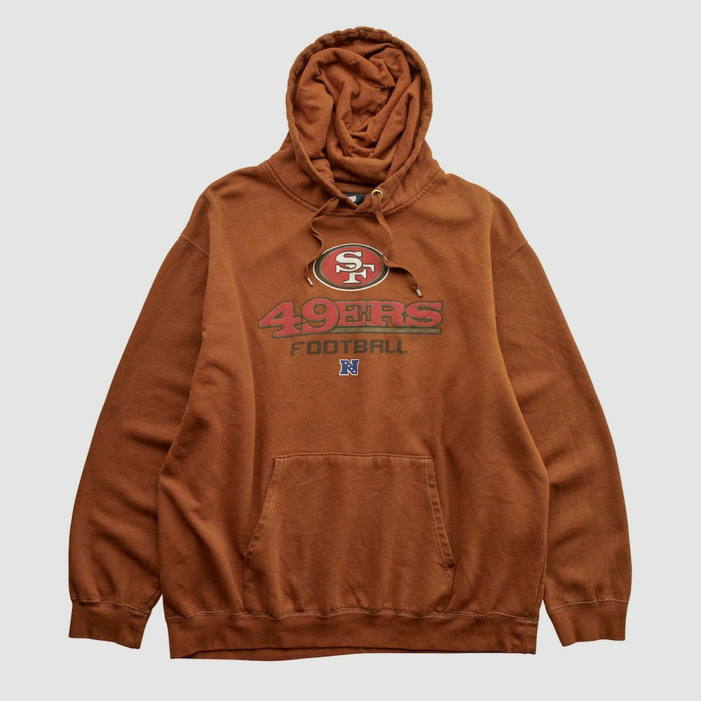 San Francisco 49ers NFL 2010s Hooded Pullover Sweatshirt - Clay Vintage discount