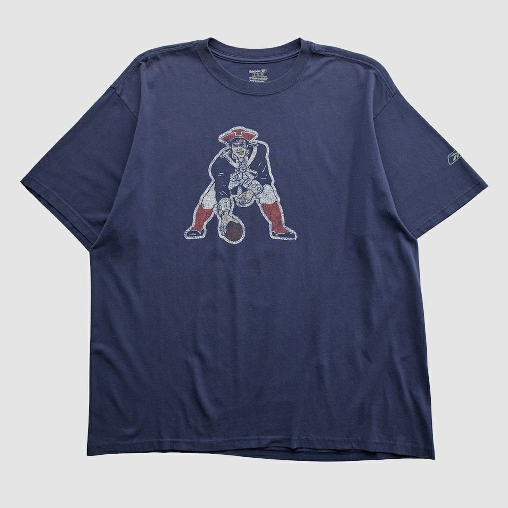 New England Patriots Reebok 2000s T-shirt - Navy Vintage online