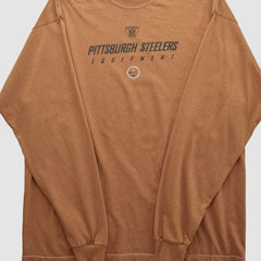 Pittsburgh Steelers Reebok 2000s Long Sleeve T-shirt - Clay Vintage discount