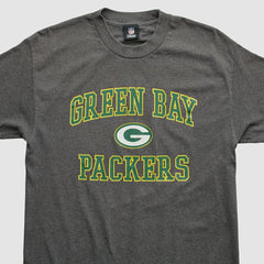 Green Bay Packers NFL 2010s T-shirt - Dark Heather Gray Vintage sale