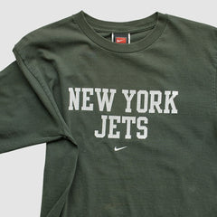 New York Jets 2000s Long Sleeve T-shirt - Green Vintage for sale