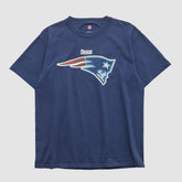 New England Patriots NFL 2000s T-shirt - Navy Vintage on sale