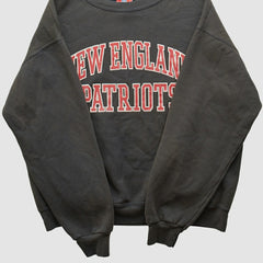 New England Patriots NFL 2000s Pullover Sweatshirt - Black Vintage outlet