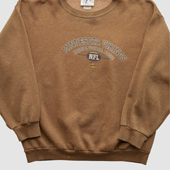 Minnesota Vikings Logo Athletic 2000s Pullover Sweatshirt - Clay Vintage on sale