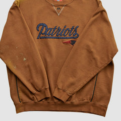 New England Patriots NFL 2000s Pullover Sweatshirt - Clay Vintage cheap