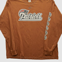 New England Patriots Reebok 2000s Long Sleeve T-shirt - Clay Vintage discount