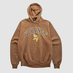 Minnesota Vikings Lee Apparel 2000s Hooded Pullover Sweatshirt - Clay Vintage on sale