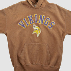 Minnesota Vikings Lee Apparel 2000s Hooded Pullover Sweatshirt - Clay Vintage on sale