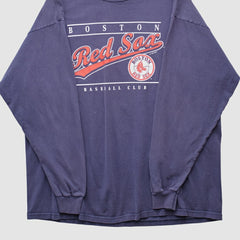 Boston Red Sox True Fan 2004 Long Sleeve T-shirt - Navy Vintage