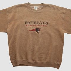 New England Patriots Jostens 90s Pullover Sweatshirt - Clay Vintage discount