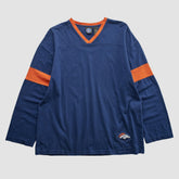 Denver Broncos NFL 2000s Long Sleeve T-shirt - Navy Vintage online