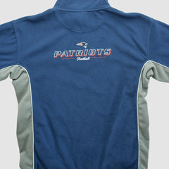 New England Patriots NFL 2000s 1/4 Zip Sweatshirt - Navy Vintage cheap