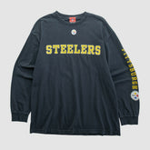 Pittsburgh Steelers NFL 2000s Long Sleeve T-shirt - Black Vintage cheap