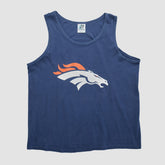 Denver Broncos Dynasty 90s Tank - Navy Vintage sale