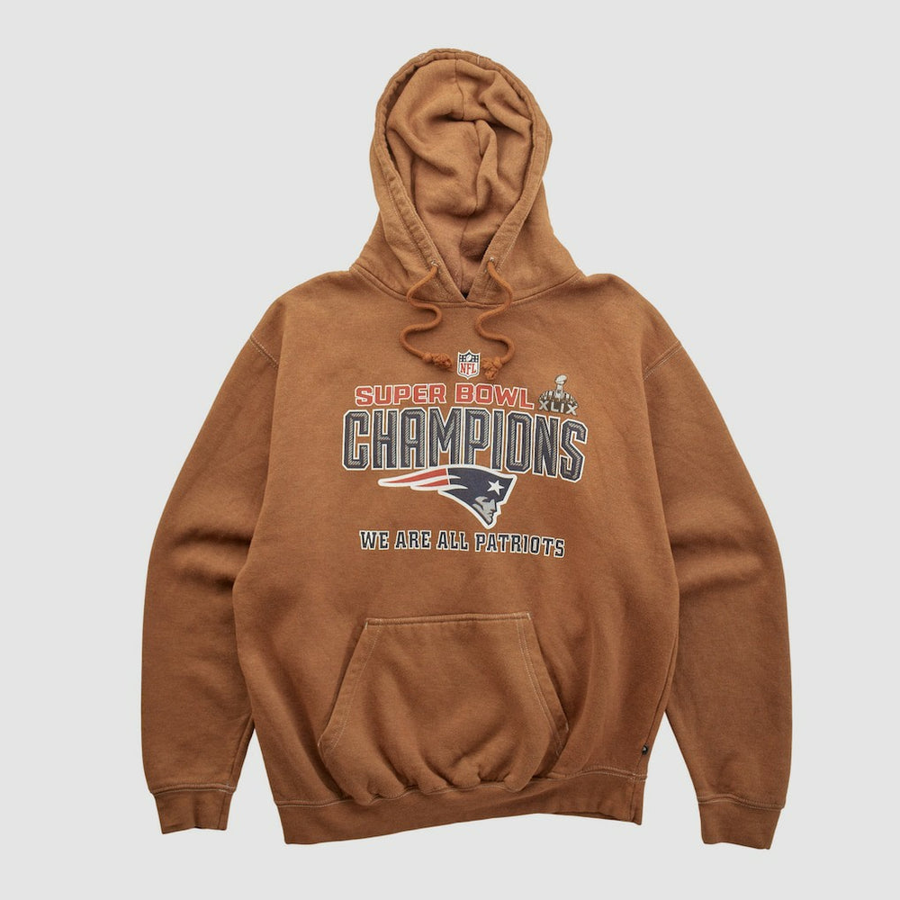 Super Bowl XLIX Pennant Sportswear 2015 Hooded Pullover Sweatshirt - Clay Vintage outlet