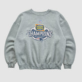 Super Bowl XXXVIII Lee Apparel 2004 Pullover Sweatshirt - Heather Gray Vintage online