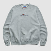 Denver Broncos Champion 2000s Pullover Sweatshirt - Heather Gray Vintage outlet