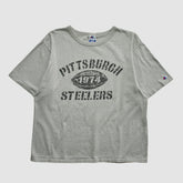 Pittsburgh Steelers Champion 90s T-shirt - Heather Gray Vintage online
