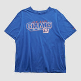 New York Giants Reebok 2000s T-shirt - Blue Vintage cheap