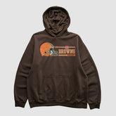 Cleveland Browns NFL 2000s Hooded Pullover Sweatshirt - Brown Vintage outlet