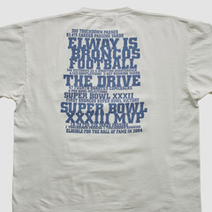 Super Bowl XXXIII MVP 1999 T-shirt - White Vintage cheap