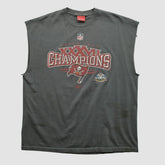 Super Bowl XXXVII Reebok 2003 T-shirt - Charcoal Vintage outlet