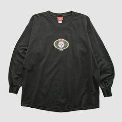 Pittsburgh Steelers NFL 2000s Long Sleeve T-shirt - Black Vintage on sale