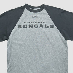 Cincinnati Bengals Reebok 2000s T-shirt - Heather Gray Vintage cheap