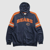 Chicago Bears NFL 2010s Hooded Full Zip Sweatshirt - Navy Vintage cheap