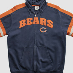 Chicago Bears NFL 2010s Hooded Full Zip Sweatshirt - Navy Vintage cheap