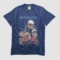 Super Bowl MVP Fruit of The Loom 2002 T-shirt - Navy Vintage online