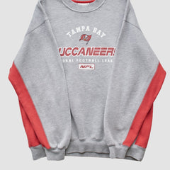 Tampa Bay Buccaneers NFL 2000s Pullover Sweatshirt - Heather Gray Vintage cheap