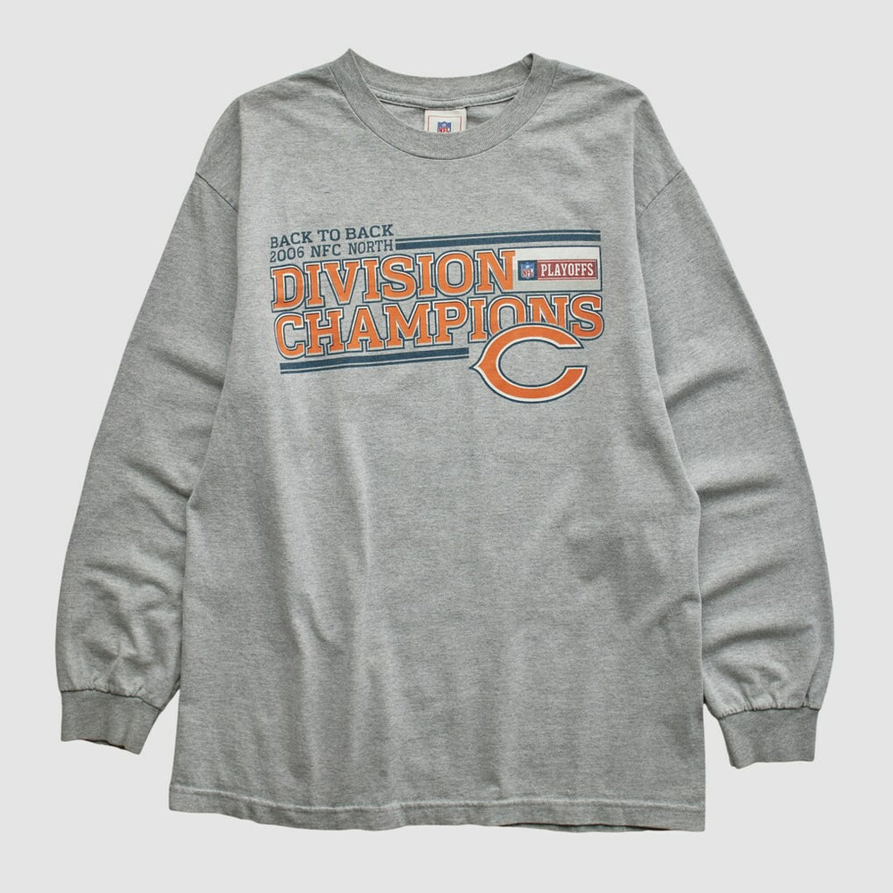 Division Champions NFL 2006 Long Sleeve T-shirt - Heather Gray Vintage online
