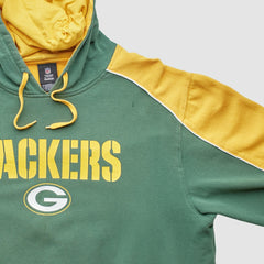 Green Bay Packers Reebok 2010s Hooded Pullover Sweatshirt - Green Vintage sale
