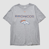 Denver Broncos NFL 2000s T-shirt - Heather Gray Vintage cheap