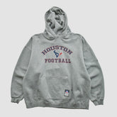 Houston Texans NFL 2000s Hooded Pullover Sweatshirt - Heather Gray Vintage cheap