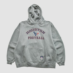 Houston Texans NFL 2000s Hooded Pullover Sweatshirt - Heather Gray Vintage cheap