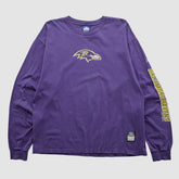 Baltimore Ravens Reebok 2000s Long Sleeve T-shirt - Purple Vintage outlet