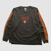 Dallas Cowboys Cowboys Authentic Apparel 2010s Long Sleeve T-shirt - Black Vintage on sale