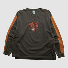Dallas Cowboys Cowboys Authentic Apparel 2010s Long Sleeve T-shirt - Black Vintage on sale