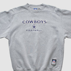 Dallas Cowboys Reebok 2000s Pullover Sweatshirt - Heather Gray Vintage discount