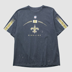 New Orleans Saints Reebok 2000s T-shirt - Black Vintage sale