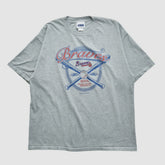 Atlanta Braves CSA 2002 T-shirt - Heather Gray Vintage