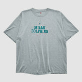 Miami Dolphins NFL 2000s T-shirt - Heather Gray Vintage sale