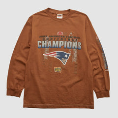New England Patriots Alstyle 2003 Long Sleeve T-shirt - Clay Vintage cheap