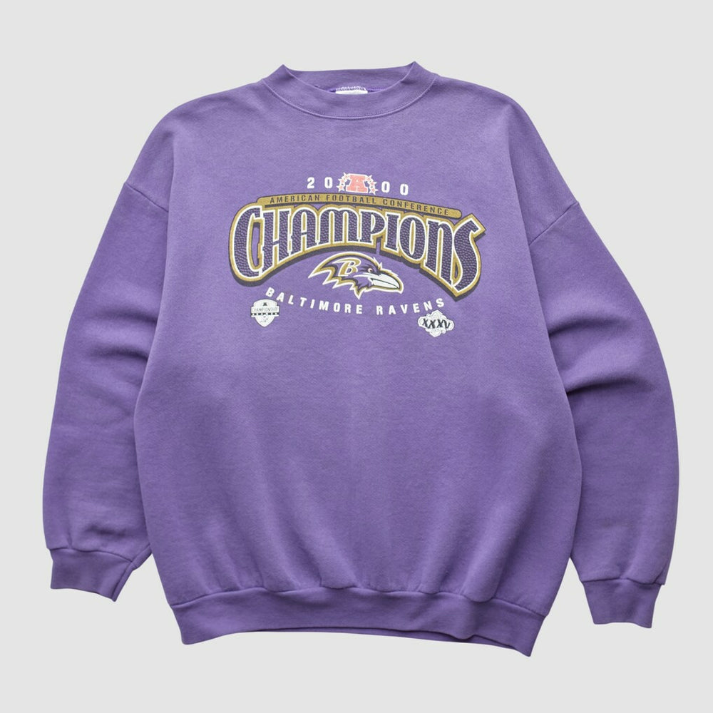 Baltimore Ravens Tultex 2000 Pullover Sweatshirt - Purple Vintage outlet