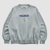 Minnesota Vikings Majestic 2000s Pullover Sweatshirt - Heather Gray Vintage outlet